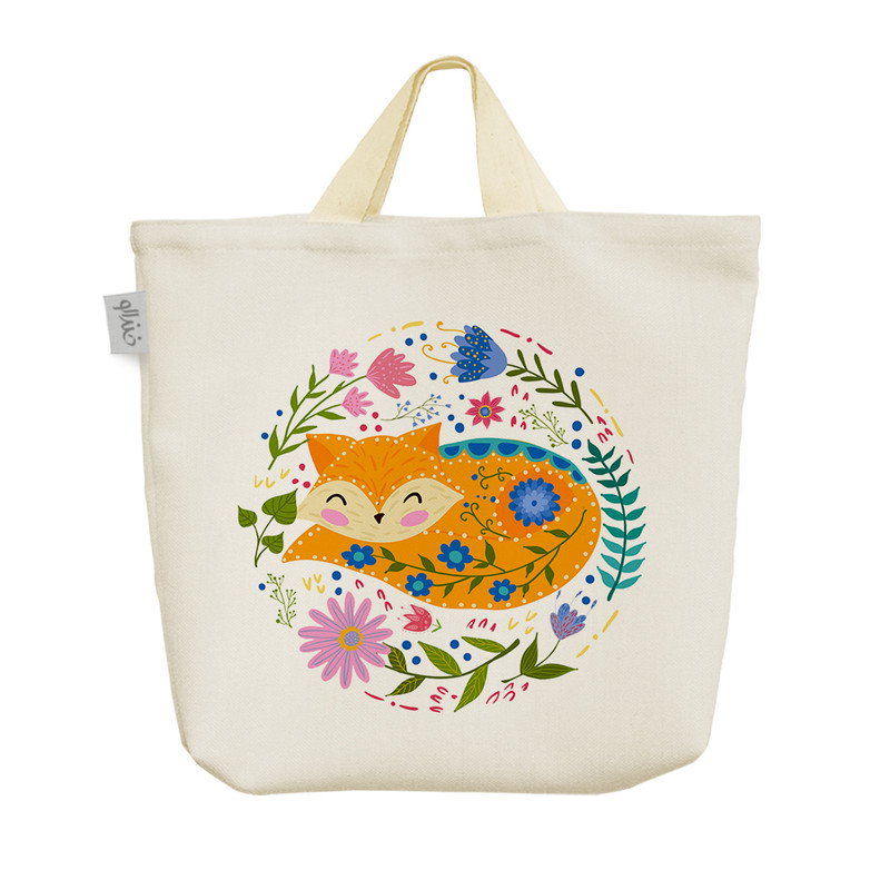 ساک خرید خندالو مدل روباه کد 1873