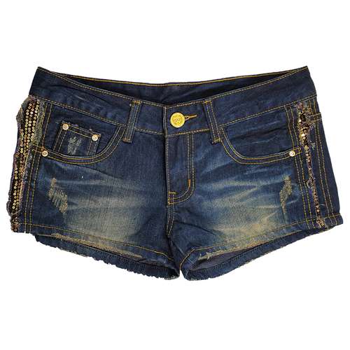 شلوارک زنانه مدل اسپرت فانتزی زاپ دار طرح پولکی کد 006