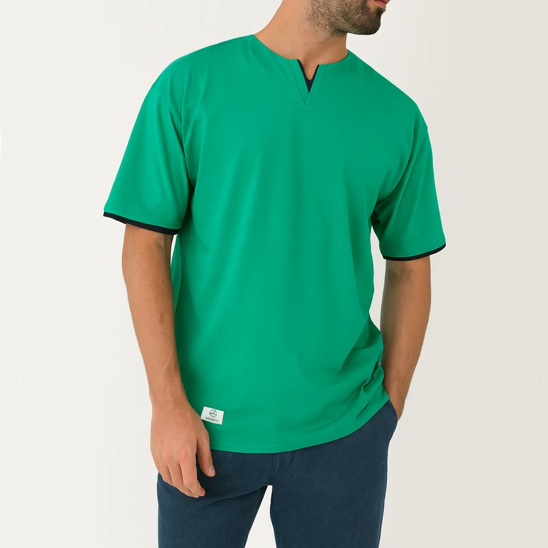 تی‌شرت آستین کوتاه مردانه مدل A1091-G