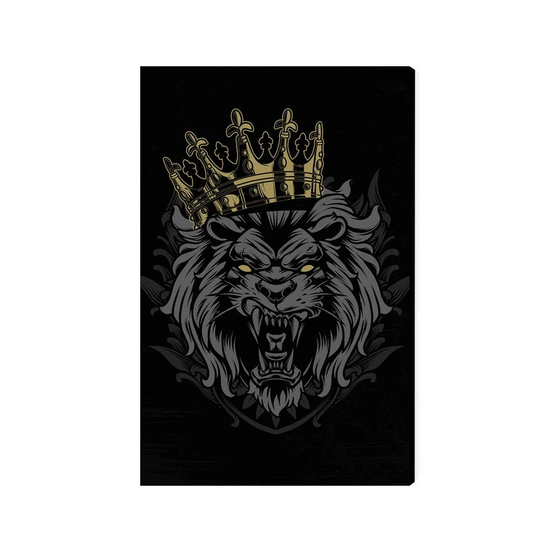 تابلو شاسی عرش مدل فانتزی شیر کد As4337