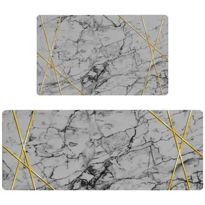  پادری مدل آشپزخانه رویه مخمل طرح ترک کد 2255 مجموعه دو عددی