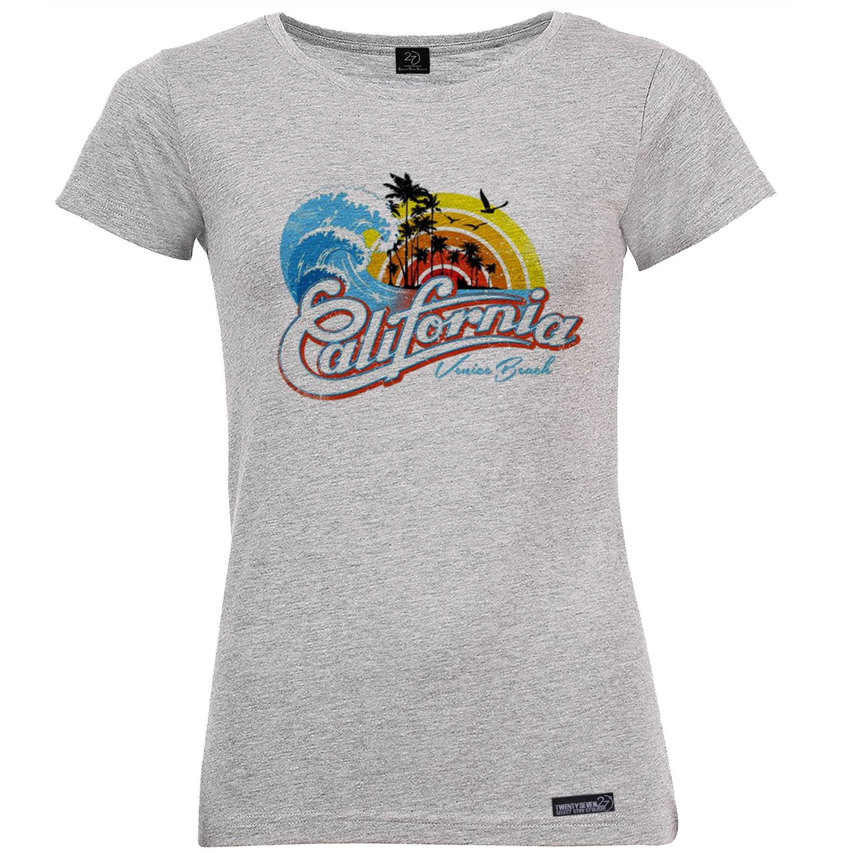 تی شرت آستین کوتاه زنانه 27 مدل  کالیفرنیا کد WN1086