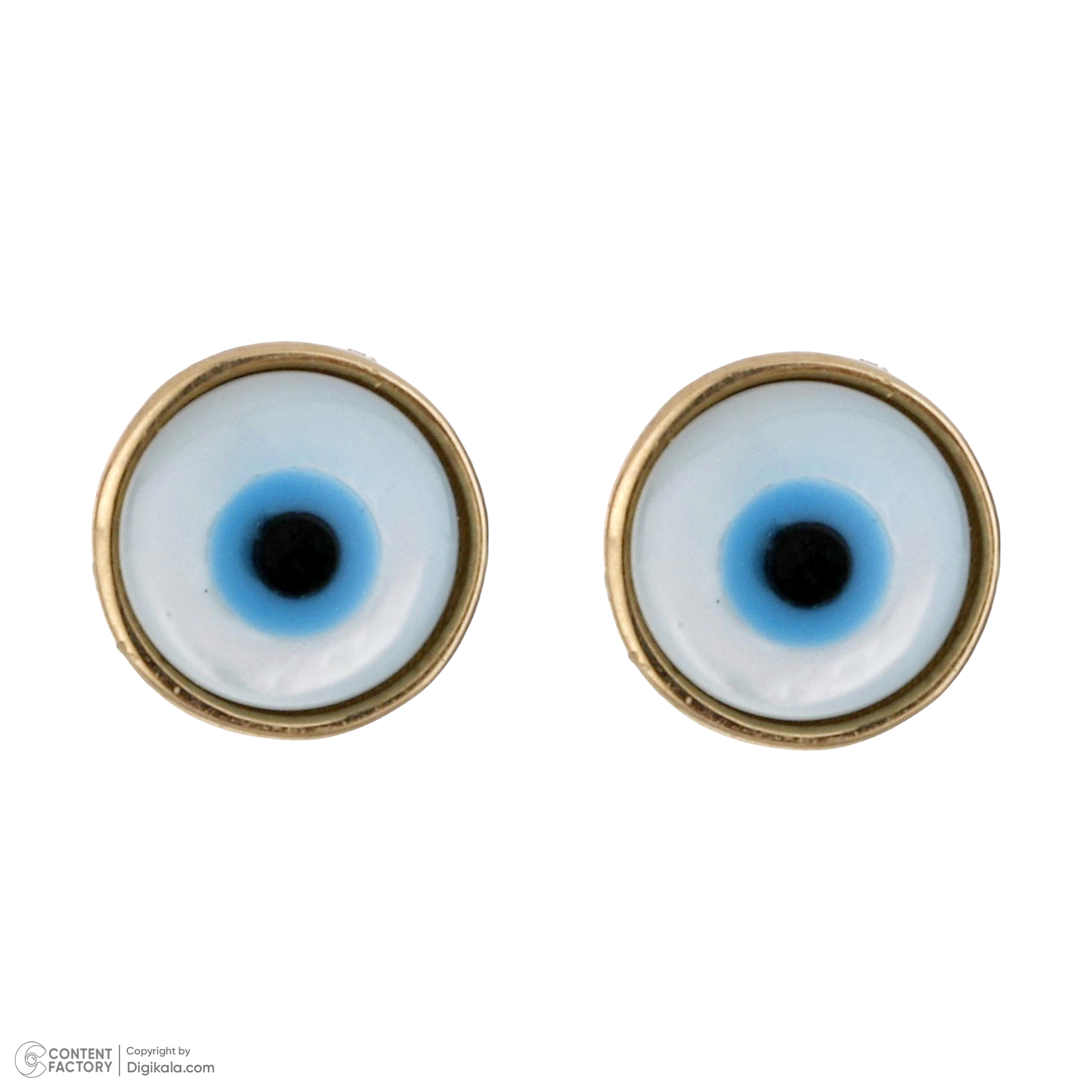 گوشواره طلا 18 عیار زنانه تاج مدل A313