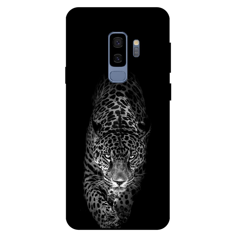 کاور مگافون طرح پلنگ مدل 1879 مناسب برای گوشی موبایل سامسونگ Galaxy S9 