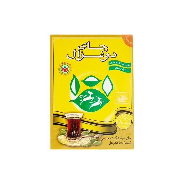 چای هل دار دو غزال -100 گرم