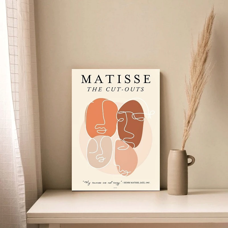 تابلو شاسی گلاک طرح نقاشی ماتیس کد FMT11