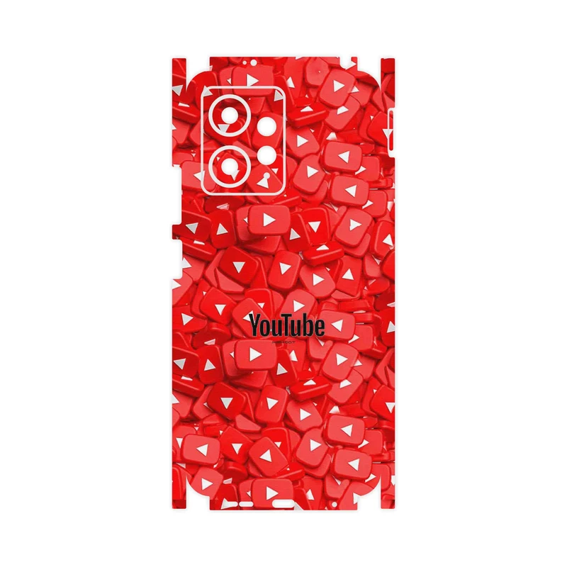 برچسب پوششی ماهوت مدل Youtube-FullSkin مناسب برای گوشی موبایل شیائومی Redmi Note 12 4G