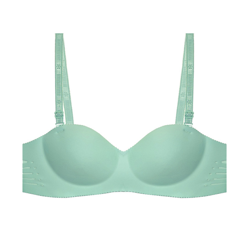 سوتین زنانه مدل اسفنجی دکلته نیم جک لیزری بدون فنر کاپ A کد 686045