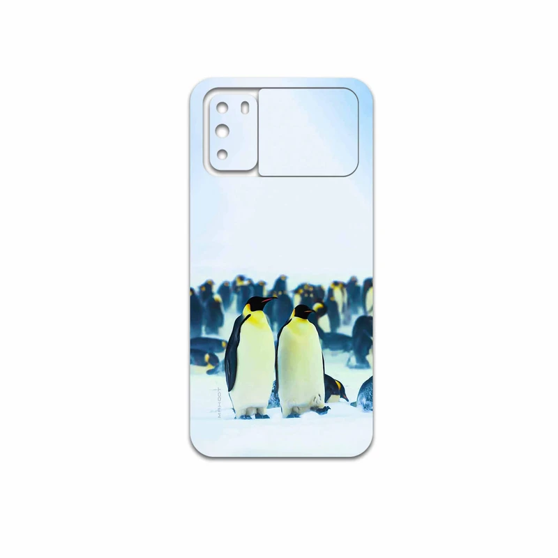 برچسب پوششی ماهوت مدل Penguin مناسب برای گوشی موبایل شیائومی Poco M3