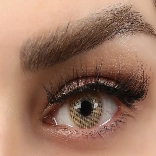 لنز هراگریس شماره 42 رنگ عسلی