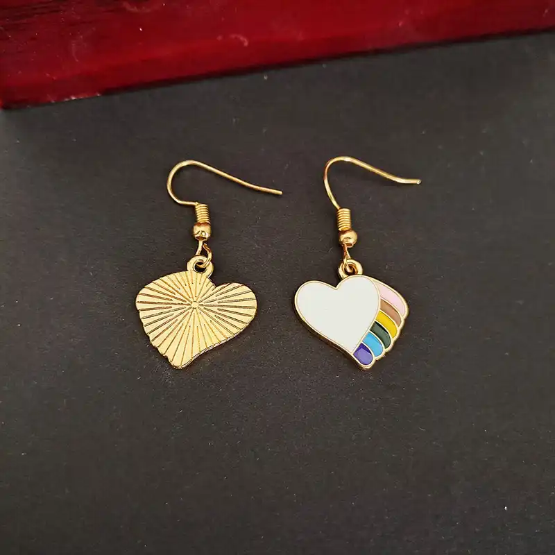 گوشواره زنانه مدل قلب کد sn3