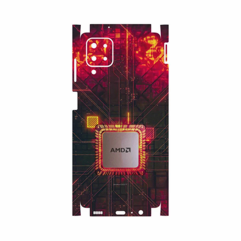 برچسب پوششی ماهوت مدل AMD-Brand-FullSkin مناسب برای گوشی موبایل سامسونگ Galaxy M12