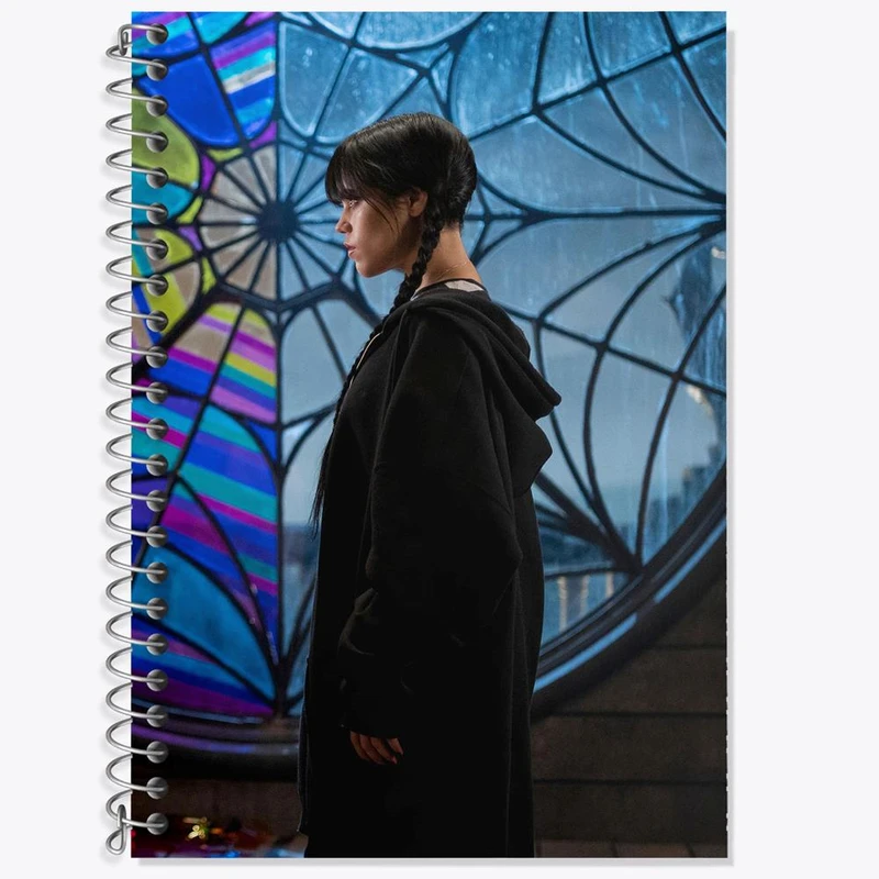 دفتر لغت 50 برگ خندالو مدل سریال ونزدی Wednesday کد 25225