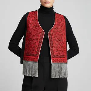 جلیقه سوزن دوزی طرح افرین مدل 7054