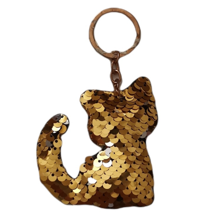 جاکلیدی دخترانه مدل گربه پولکی