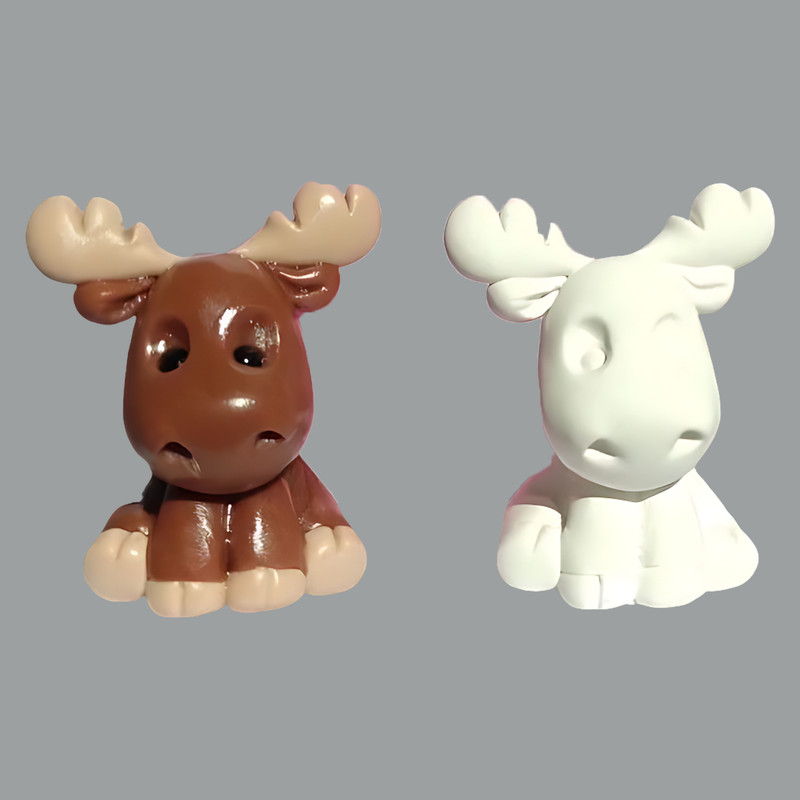 قالب شمع مدل ست گوزن، کاج و بابانوئل کلاه دار کریسمس مجموعه سه عددی