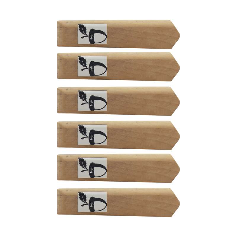 دسته چاقو مدل بلوط کد YP-CHOBI-12.5CM مجموعه 6 عددی
