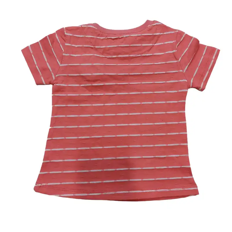 تی شرت آستین کوتاه نوزادی مدل ASH680 رنگ قرمز