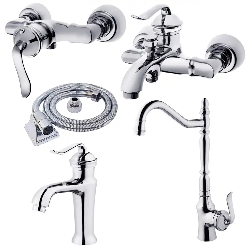 ست شیرآلات دزلی مدل هلن PK-Cr-SH مجموعه 5 عددی