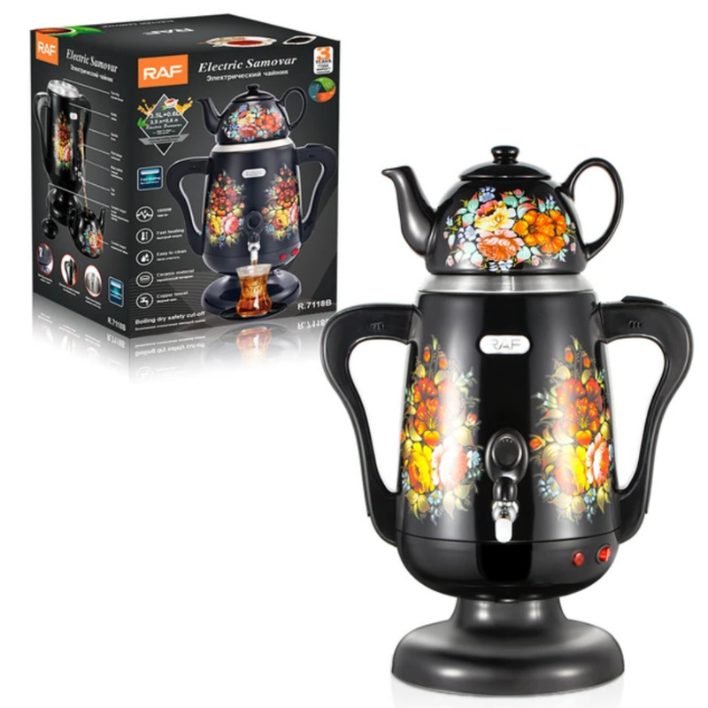 سماور برقی راف مدل R.7118 گنجایش 3.5 لیتر