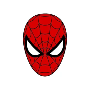 استیکر چوبی کودک مدل مرد عنکبوتی کد 001