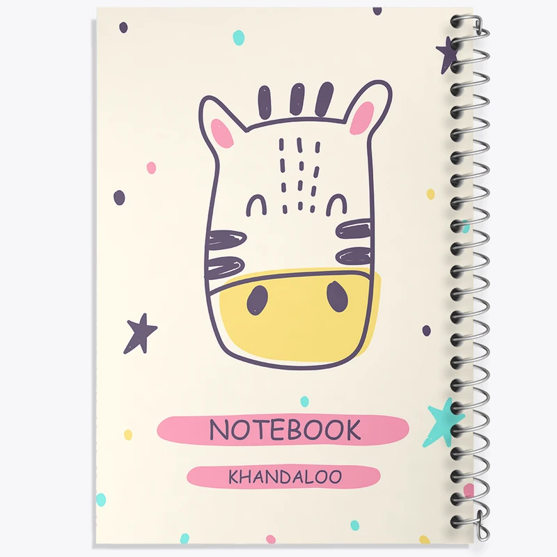 دفتر لیست خرید 50 برگ خندالو طرح گورخر بامزه کد N423