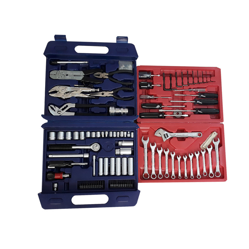 مجموعه 95 عددی آچار بکس و سری پیچگوشتی دهکو مدل 1855