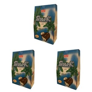نقد و بررسی شکلات نارگیلی با روکش کاکایویی اسپارک شیرین عسل - 400 گرم بسته 3 عددی توسط خریداران