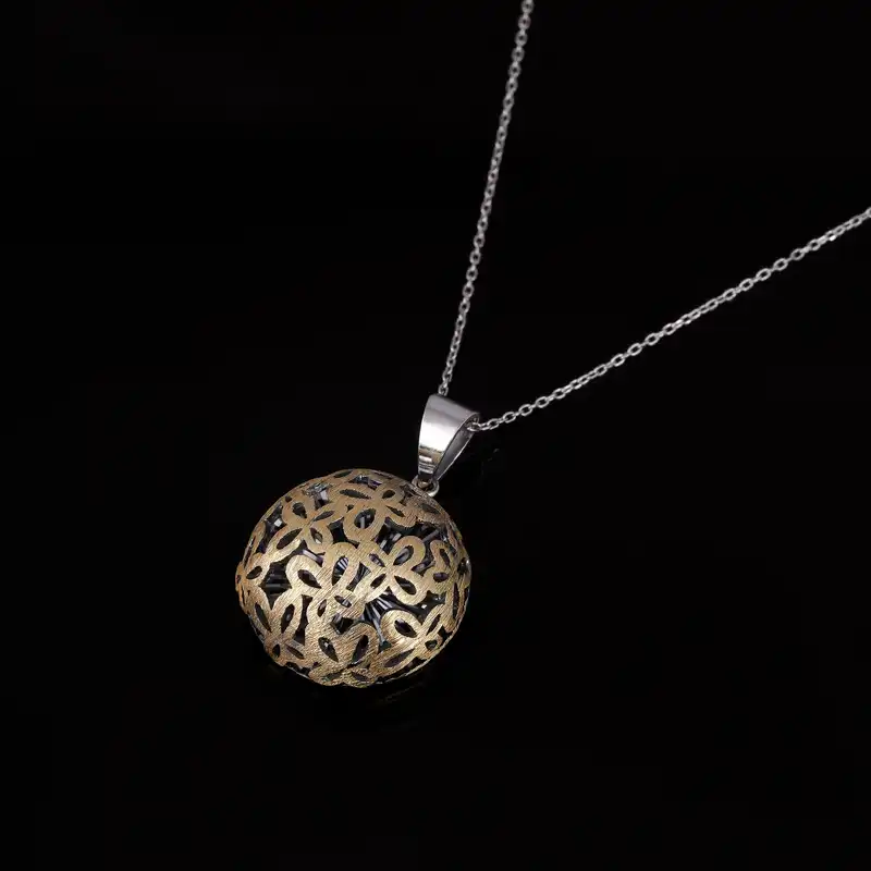 گردنبند طلا 18 عیار زنانه جواهری سون مدل 4357