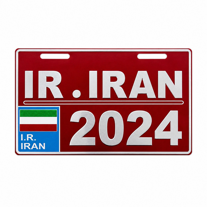 پلاک تزیینی موتور سیکلت وارون مدل RD کد W-75