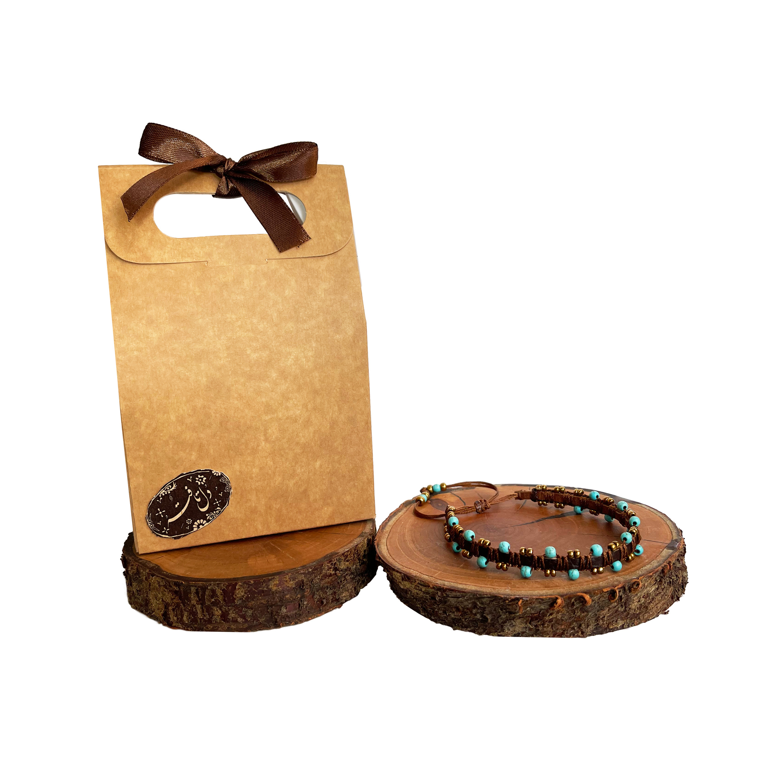 پابند زنانه دل تافته مدل چرم طبیعی و فیروزه کد D_A20 پابند زنانه دل تافته مدل چرم طبیعی و فیروزه کد D_A20