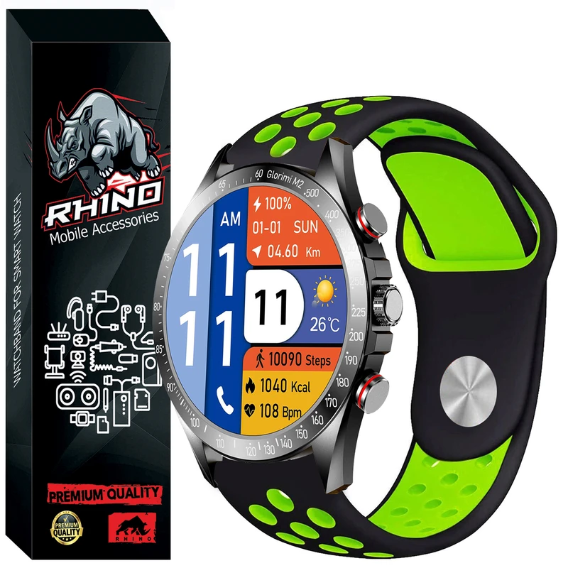 بند راینو مدل Nik مناسب برای ساعت هوشمند گلوریمی M2 / M2 Pro