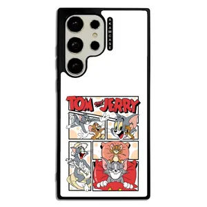 AKAM AMC-WSGS23U-TOM & JERRY13 Cover For Samsung Galaxy S23 Ultra