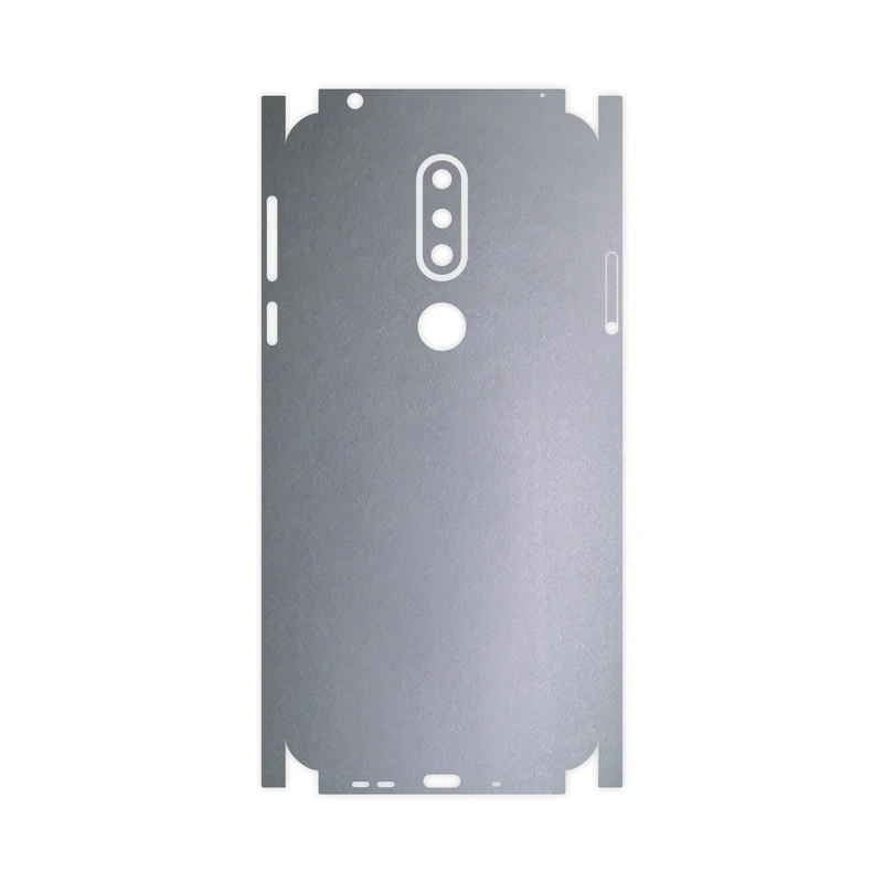 برچسب پوششی ماهوت مدل Matte-Silver-FullSkin مناسب برای گوشی موبایل نوکیا 7.1