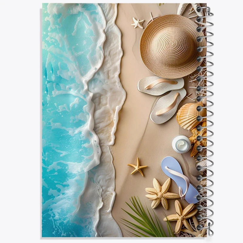 دفتر لیست خرید 50 برگ خندالو طرح صدف و دریا کد N5813