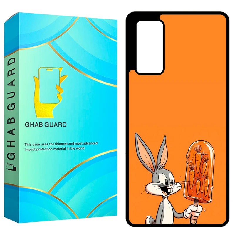 کاور قاب گارد طرح خرگوش مدل GCHPS20F مناسب برای گوشی موبایل سامسونگ Galaxy S20 FE 4G / S20 FE 5G / S20 FE 2022