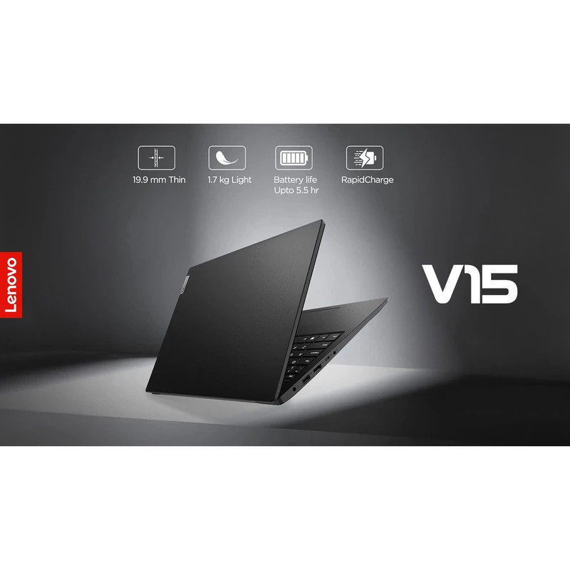 لپ تاپ 15.6 اینچی لنوو مدل V15 G2 IJL-Celeron N4500-16GB DDR4-256GB SSD-1TB HDD-TN-W - کاستوم شده