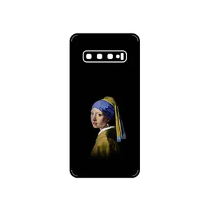 MAHOOT Girl with a Pearl Earring of Vermeer Cover Sticker for Samsung Galaxy S10