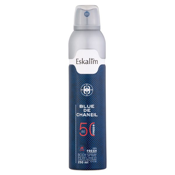 اسپری خوشبو کننده بدن مردانه اسکالیم مدل بلو شنل  حجم 250 میلی لیتر