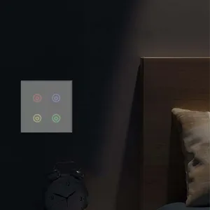 کلید لمسی سه پل مروا مدل رنگی