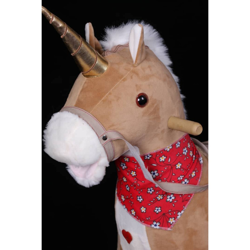 اسب رکاب‌دار کودک مدل گهواره ای موزیکال متحرک A44