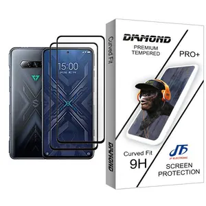JF Diamond Glass MIX002 Screen Protector For Xiaomi Black Shark 4 Pro Pack Of 2