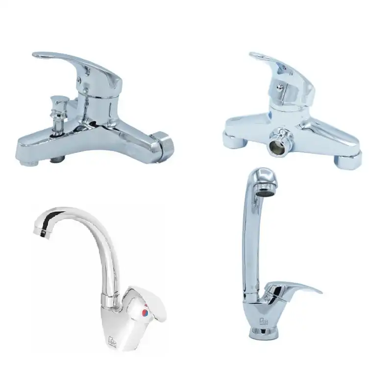 ست شیرآلات شیرآلات گلپایگان مدل ساحل مجموعه 4 عددی