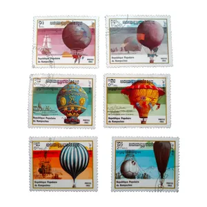 تمبر یادگاری مدل بالون کد bc-2179 مجموعه 6 عددی