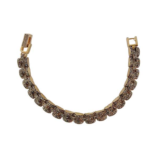 دستبند زنانه مدل مارگازیت طلاروس کد JW481.1