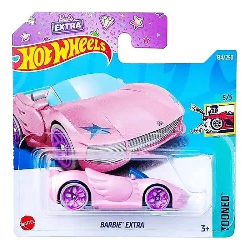 ماکت ماشین هات ویلز مدل HW Barbie Extra TOONED