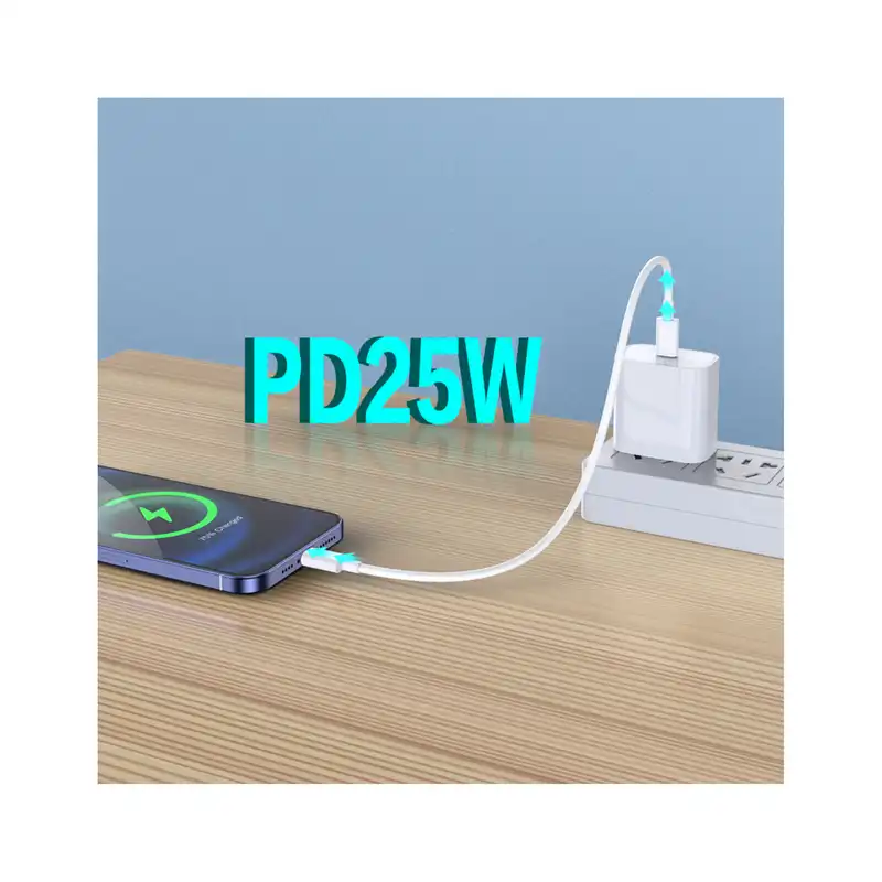 کابل تبدیل USB-C به لایتنینگ کاکوسیگا مدل KSC-653 طول 0.25 متر