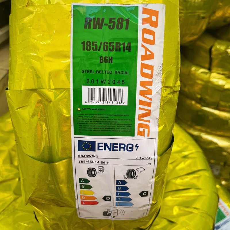 لاستیک خودرو رودوینگ مدل RW-581 سایز 185/65R14 - دو حلقه
