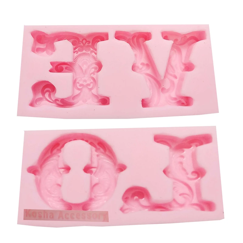 قالب شمع کوشا اکسسوری مدل حروف L O V E لاو طرح دار