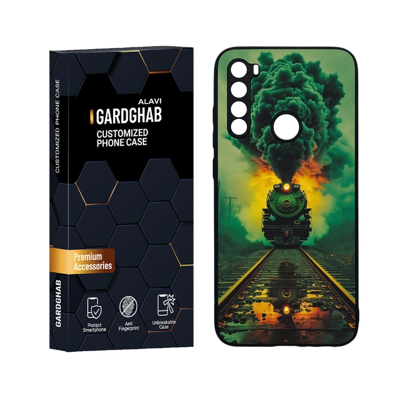 کاور گارد قاب علوی مدل دورژله ای هنری مناسب برای گوشی موبایل شیائومی Redmi Note 8